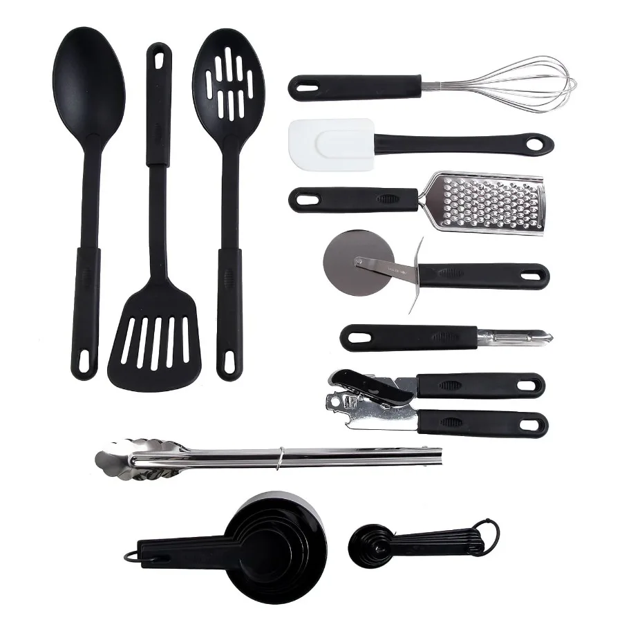 Total Kitchen 20pc Tool/Gadget Prepare and Serve Combo Set
Total Kitchen 20pc Tool/Gadget Prepare and Serve Combo Set