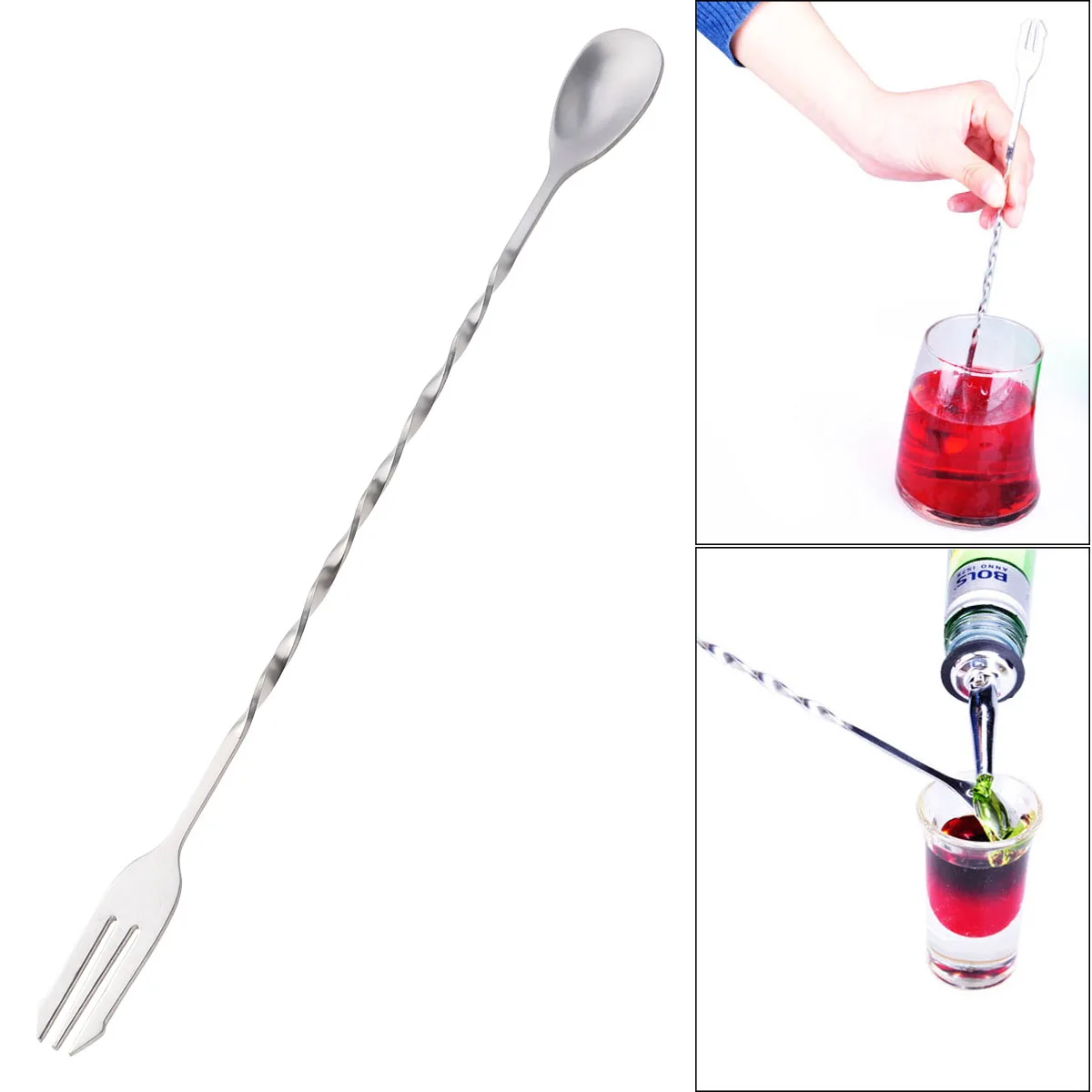 Stainless Steel Muddler 304 Grade Bar Spoon Mixing Fork Tea Stirring Long Tea Stirring Stick Handle Easy Clean
Stainless Steel Muddler 304 Grade Bar Spoon Mixing Fork Tea Stirring Long Tea Stirring Stick Handle Easy Clean