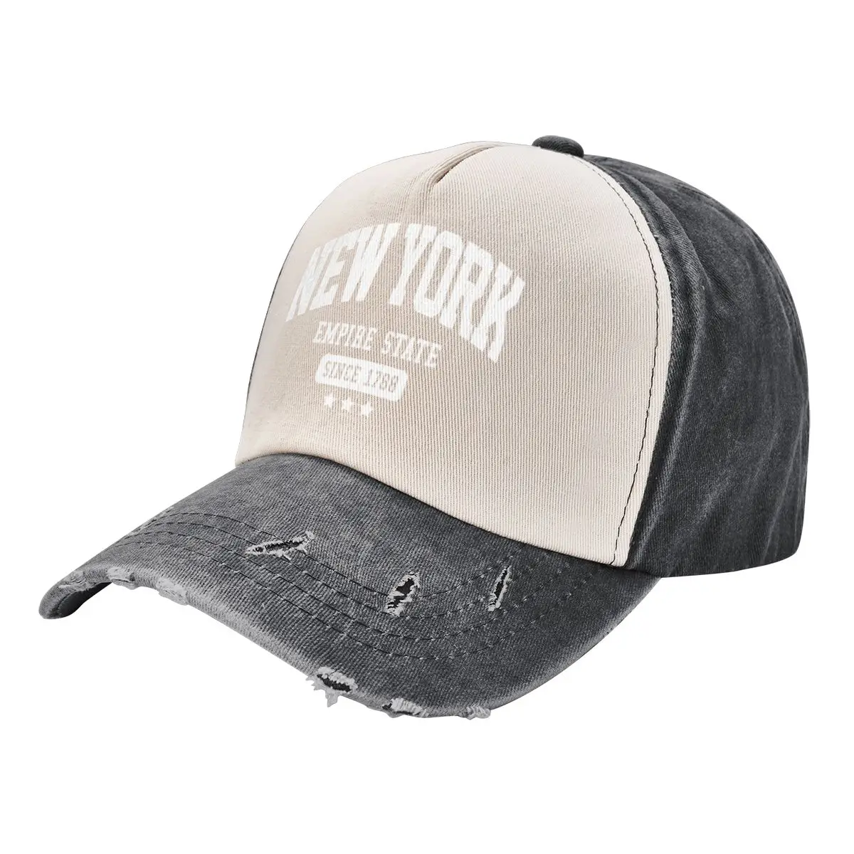 

New York Empire State Since 1788 Vintage Weathered Baseball Cap birthday hiking hat sun hat Anime Luxury Woman Men's