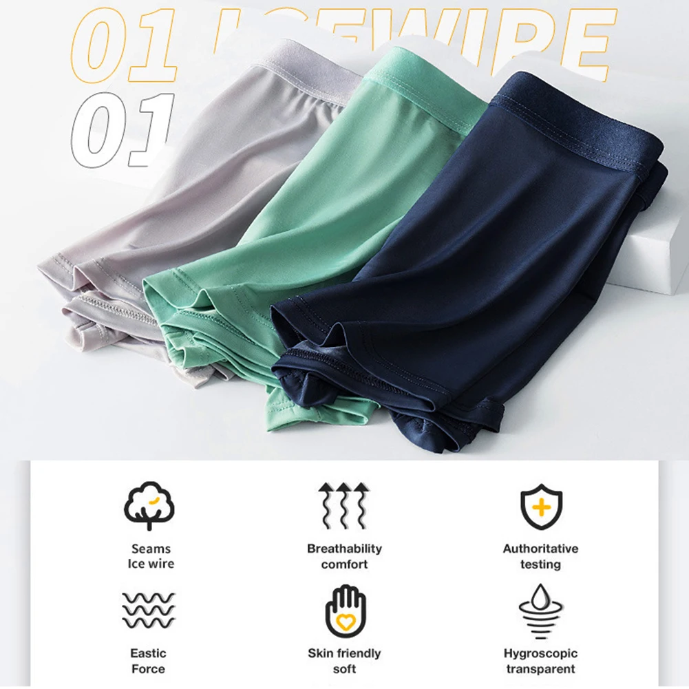 Трусики больших размеров, нижнее белье, мужское нижнее белье из ледяного шелка, приятные для кожи шелковистые боксеры, шорты-боксеры с U-образной выпуклой сумкой
Трусики больших размеров, нижнее белье, мужское нижнее белье из ледяного шелка, приятные для кожи шелковистые боксеры, шорты-боксеры с U-образной выпуклой сумкой