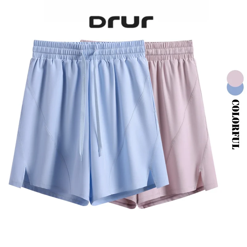 DRUR женские спортивные шорты для бега быстросохнущие дышащие свободные шорты для тренировок с карманами для занятий спортом на открытом воздухе, новинка 
DRUR женские спортивные шорты для бега быстросохнущие дышащие свободные шорты для тренировок с карманами для занятий спортом на открытом воздухе, новинка