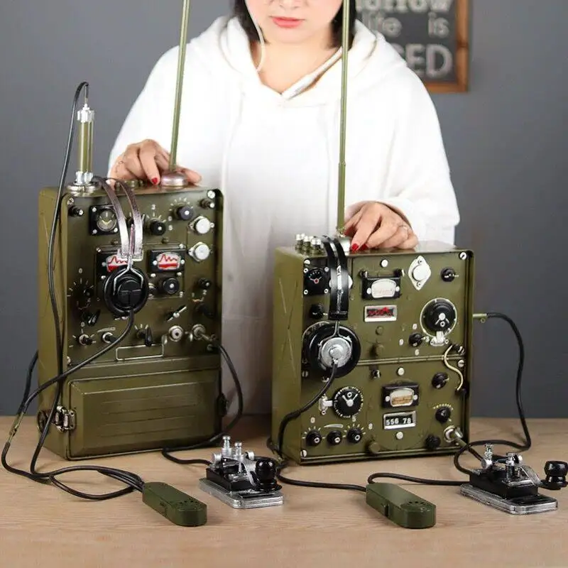Reproduction Model of An Old-fashioned Telegraph Transmitter, Transmitting Device, Anti-war Prop, Decorative Item, Figurine
Reproduction Model of An Old-fashioned Telegraph Transmitter, Transmitting Device, Anti-war Prop, Decorative Item, Figurine
