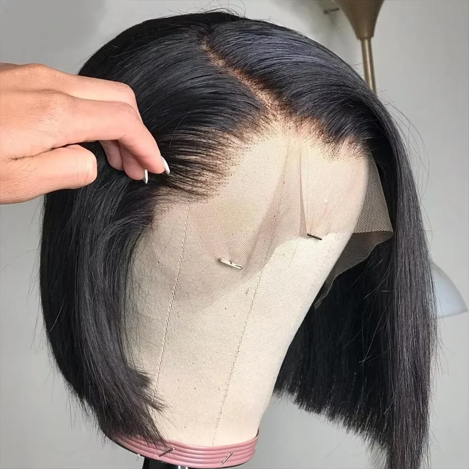 14 Inch Bone Straight Human Hair Wigs 13x4 Short Bob Transparent Lace Front Wig 220% Density Natural Brazilian Wigs For Women
14 Inch Bone Straight Human Hair Wigs 13x4 Short Bob Transparent Lace Front Wig 220% Density Natural Brazilian Wigs For Women