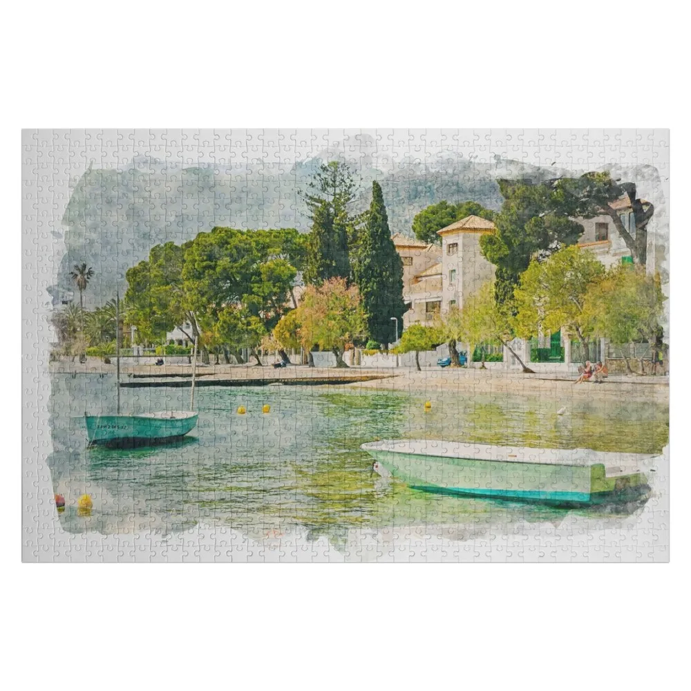 Puerto Pollensa Mallorca Watercolour Effect Jigsaw Puzzle Name Wooden Toy Animal Personalized Gift Married Puzzle
Puerto Pollensa Mallorca Watercolour Effect Jigsaw Puzzle Name Wooden Toy Animal Personalized Gift Married Puzzle