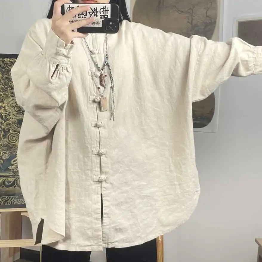 SuperAen Korean Simple Style Solid Color Shirt 2026 Autumn New Collar Long Sleeve Design Top
SuperAen Korean Simple Style Solid Color Shirt 2026 Autumn New Collar Long Sleeve Design Top
