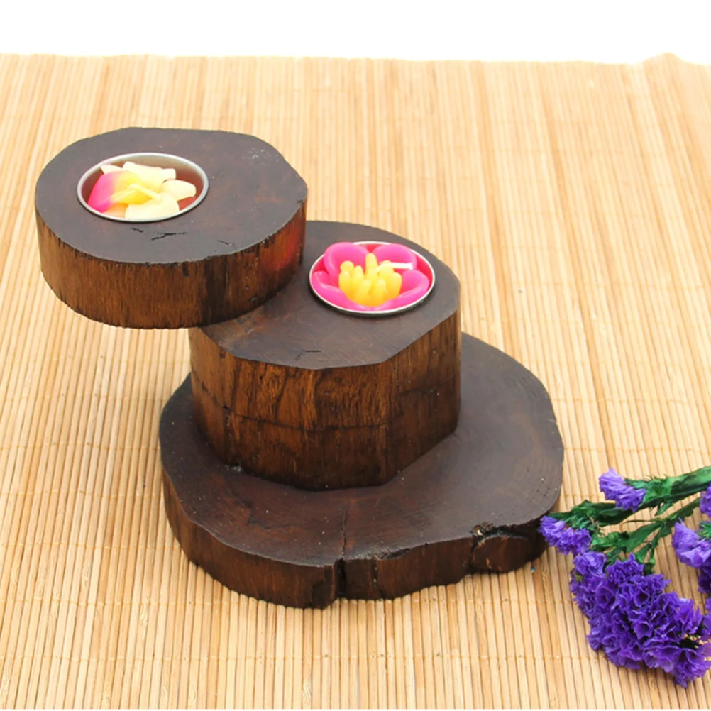 Wooden Candlestick Holder 3-Layer Style Decorative Stand For Table Mantel Gift Brown Household Romantic
Wooden Candlestick Holder 3-Layer Style Decorative Stand For Table Mantel Gift Brown Household Romantic