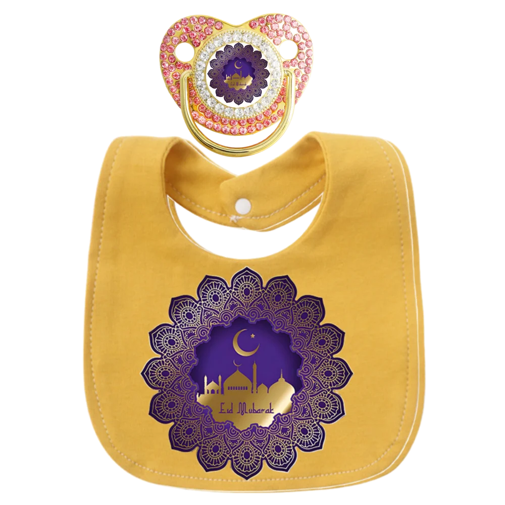 2-piece baby pacifier set yellow wipes newborn Kawaii pacifier silicone nipples Muslim baby shower gift
2-piece baby pacifier set yellow wipes newborn Kawaii pacifier silicone nipples Muslim baby shower gift