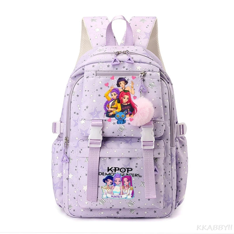 K-Pop Demon Hunters Backpacks College-style Capacity Student SchoolBag For Teenager Backpack For Women Girls Boys Daily Use
K-Pop Demon Hunters Backpacks College-style Capacity Student SchoolBag For Teenager Backpack For Women Girls Boys Daily Use