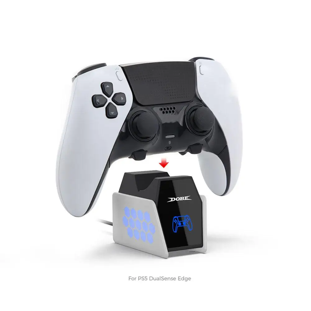 For 5 Singal Dock Wireless Gamepad for ps5 Controller Charger Station Game Controller Charging Dock
For 5 Singal Dock Wireless Gamepad for ps5 Controller Charger Station Game Controller Charging Dock
