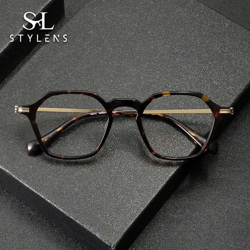 STYLENS Handmade Pure Titanium Retro Glasses Men Women Myopia Reading Glasses Optical Prescription Progressive Glasses 90013
STYLENS Handmade Pure Titanium Retro Glasses Men Women Myopia Reading Glasses Optical Prescription Progressive Glasses 90013