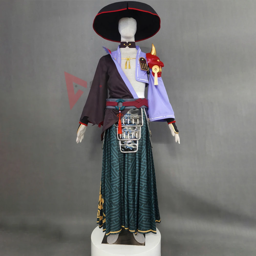 New Anime Ninja Pain Cosplay Costume Coat Skirt Hat Necklace For Game Party Halloween Custom Made 
New Anime Ninja Pain Cosplay Costume Coat Skirt Hat Necklace For Game Party Halloween Custom Made
