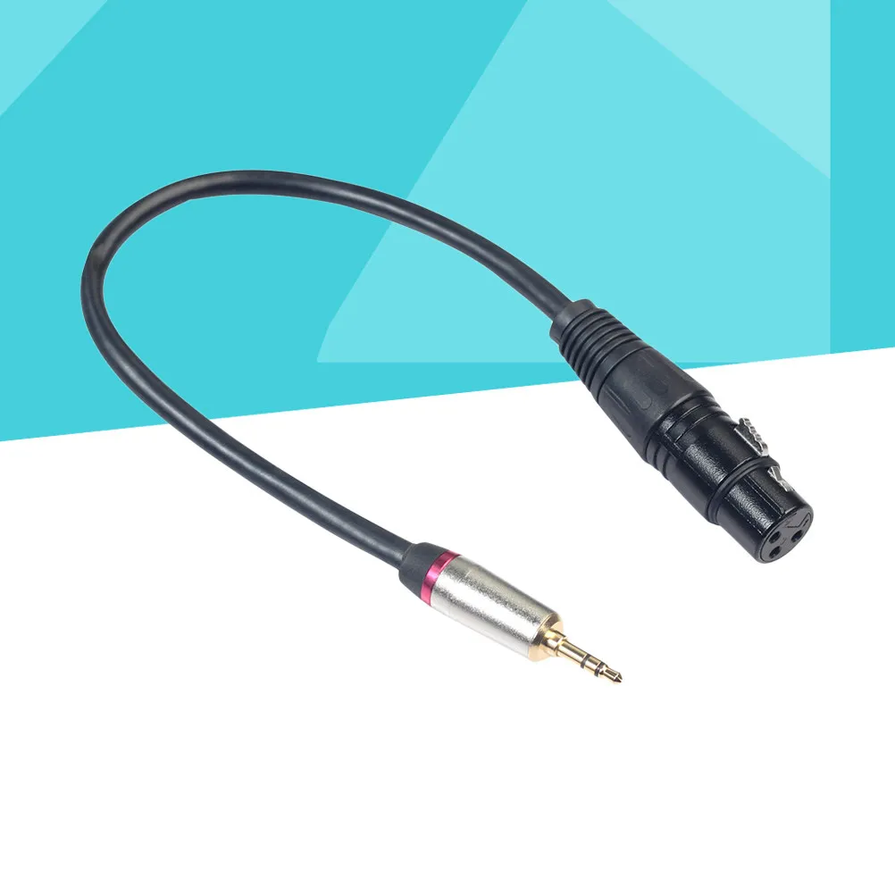 0. 3.5mm to Xlr Adapter Cable High-Fidelity Copper Core Gold-Plated Audio Signal Transfer for Smartphone Microphone Computer
0. 3.5mm to Xlr Adapter Cable High-Fidelity Copper Core Gold-Plated Audio Signal Transfer for Smartphone Microphone Computer
