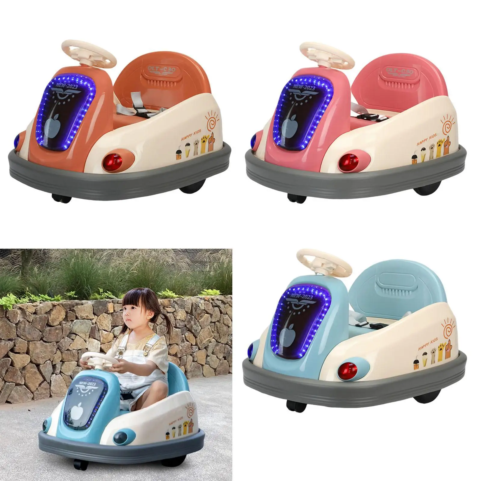 Ride on Electric Bumper Car Ages 1 2 3 4 5 Year Old Electric Vehicles with Music for Baby Children Toddlers Boys Girls Gift
Ride on Electric Bumper Car Ages 1 2 3 4 5 Year Old Electric Vehicles with Music for Baby Children Toddlers Boys Girls Gift