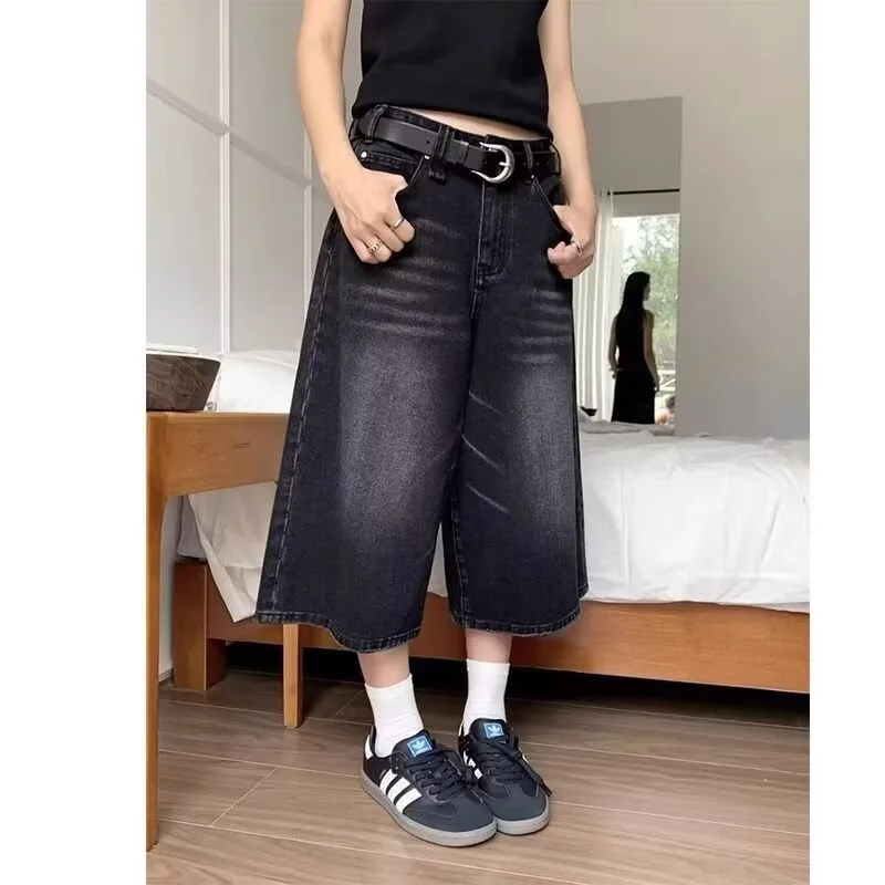 2026 Summer New Men's Casual Cropped Pants Japan Korean Fashion Harajuku Baggy Wide Leg Denim Pants Oversized Jeans Streetwear
2026 Summer New Men's Casual Cropped Pants Japan Korean Fashion Harajuku Baggy Wide Leg Denim Pants Oversized Jeans Streetwear