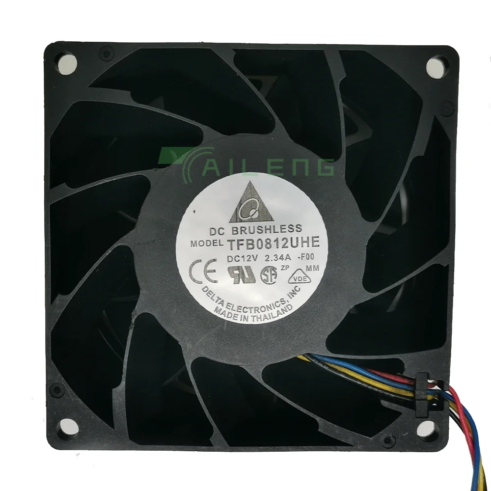 for delta TFB0812UHE DC 12V 2.34A 80x80x38mm Server Square inverter axial cooling fan
for delta TFB0812UHE DC 12V 2.34A 80x80x38mm Server Square inverter axial cooling fan
