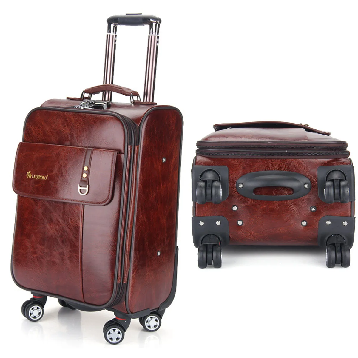 20" 24 Inch Travel Carry-on Wheeled Luxury PU Suitcase Trolley Rolling Luggage Bag Boarding Case Free Shipping
20" 24 Inch Travel Carry-on Wheeled Luxury PU Suitcase Trolley Rolling Luggage Bag Boarding Case Free Shipping