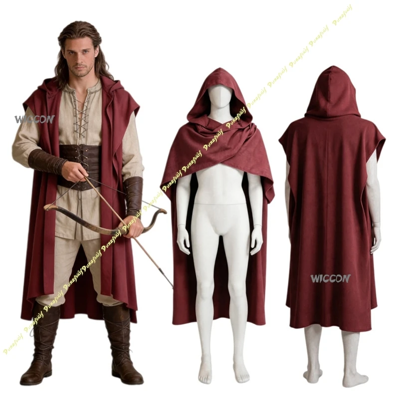 Medieval Knight Cloak Halloween Cosplay Cape for Knight Elf Warrior Role Play Costume for Party
Medieval Knight Cloak Halloween Cosplay Cape for Knight Elf Warrior Role Play Costume for Party