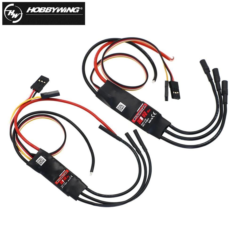 Hobbywing Skywalker 20A/30A V2 2-4S Mini Brushless Speed Controller 5V BEC Output For RC Fixed-Wing Helicopter
Hobbywing Skywalker 20A/30A V2 2-4S Mini Brushless Speed Controller 5V BEC Output For RC Fixed-Wing Helicopter