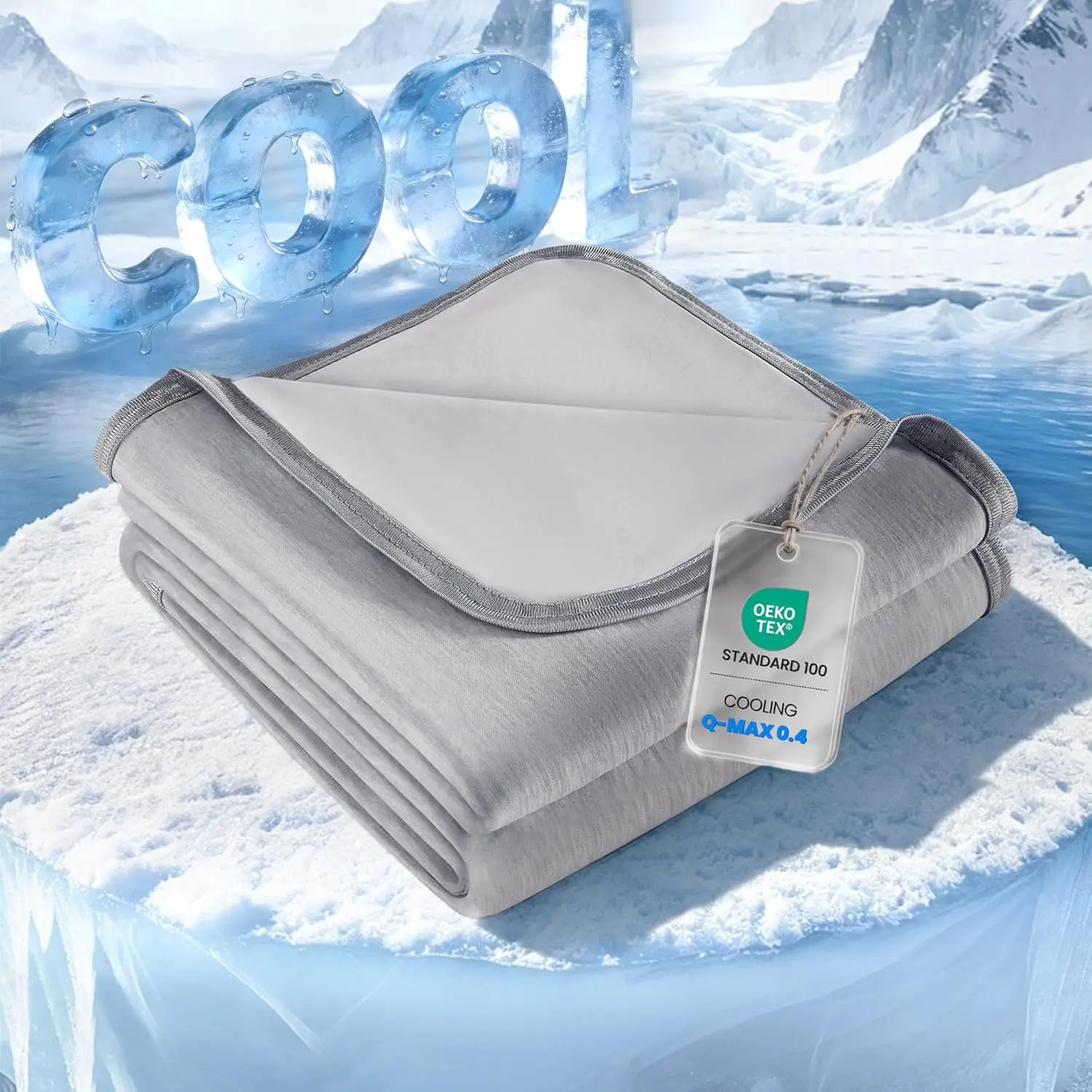 Cooling Blanket for Hot Sleepers Queen Size Summer Lightweight Breathable Absorbs Heat Keep Adults Cool Bed Couch Grey
Cooling Blanket for Hot Sleepers Queen Size Summer Lightweight Breathable Absorbs Heat Keep Adults Cool Bed Couch Grey
