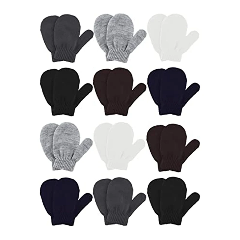 12 Pairs Toddler Winter Gloves Kids Knitted Warm Mittens For Boys Girls Kids Supplies
12 Pairs Toddler Winter Gloves Kids Knitted Warm Mittens For Boys Girls Kids Supplies