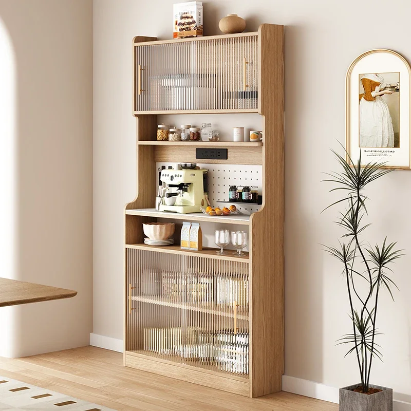 Ultra-thin narrow solid wood log dining side cabinet integrated against the wall, modern simple kitchen, living room rack wine
Ultra-thin narrow solid wood log dining side cabinet integrated against the wall, modern simple kitchen, living room rack wine