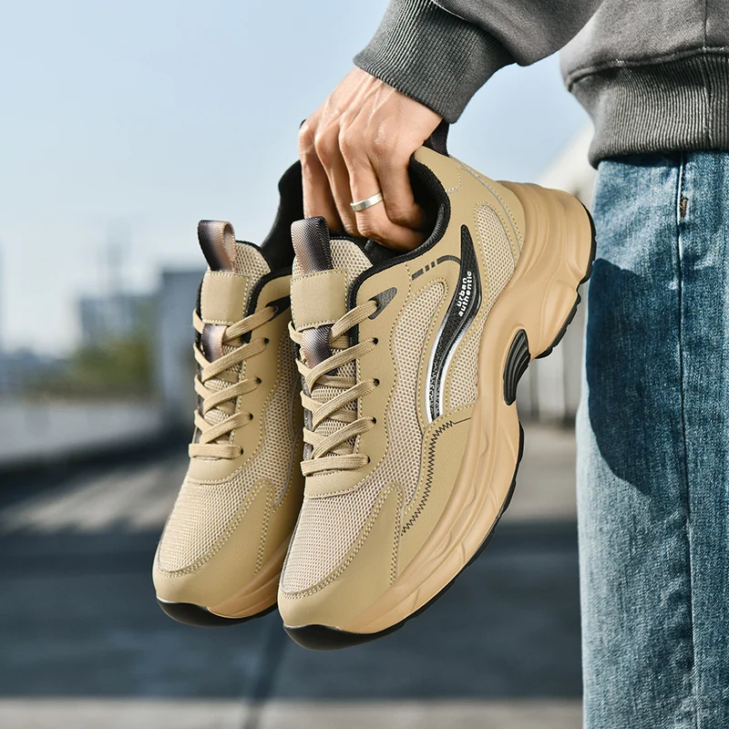 Men'S Mesh Sports Shoes Summer Multifunctional Running Shoes Thick Sole Anti Slip And Wear-Resistant Fashionable Casual Shoes
Men'S Mesh Sports Shoes Summer Multifunctional Running Shoes Thick Sole Anti Slip And Wear-Resistant Fashionable Casual Shoes