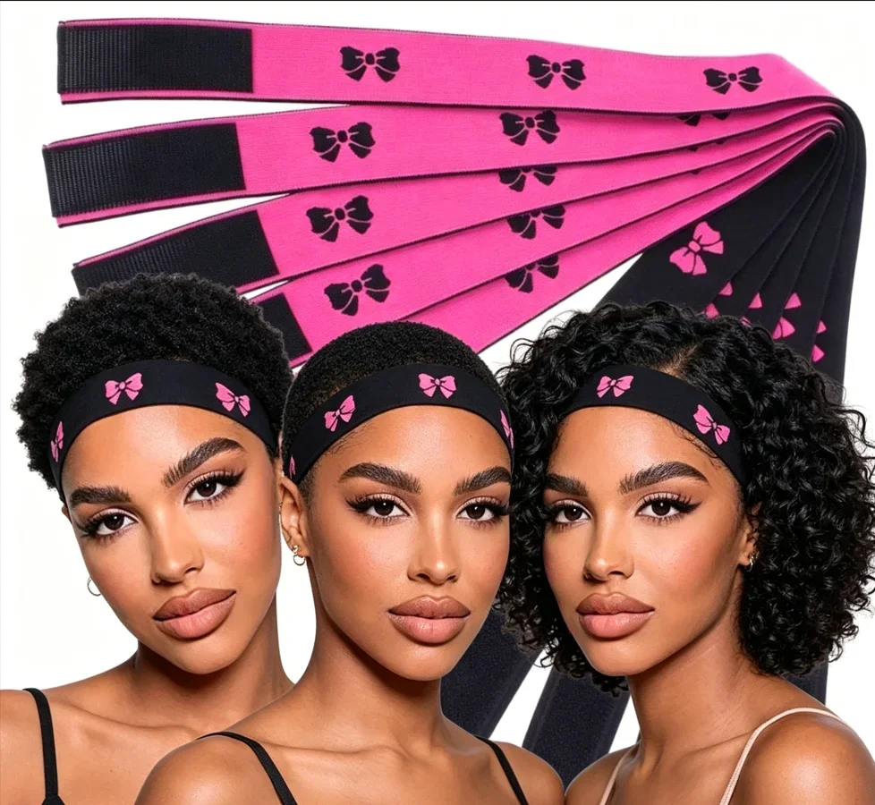 2Pcs Elastic Lace Melting Bands for Wigs Lace Front Edge Wrap to Lay Edges Adjustable Tie Bow Headband Black for Frontal Wig for Travel Salon Home for Women for Mom
2Pcs Elastic Lace Melting Bands for Wigs Lace Front Edge Wrap to Lay Edges Adjustable Tie Bow Headband Black for Frontal Wig for Travel Salon Home for Women for Mom