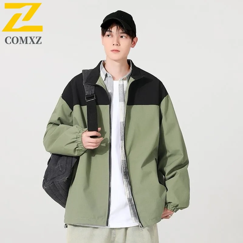 COMXZ мужской плащ с цветными блоками, удобные легкие свободные дышащие куртки для пешего туризма и велоспорта, пальто для путешествий и кемпинга 
COMXZ мужской плащ с цветными блоками, удобные легкие свободные дышащие куртки для пешего туризма и велоспорта, пальто для путешествий и кемпинга