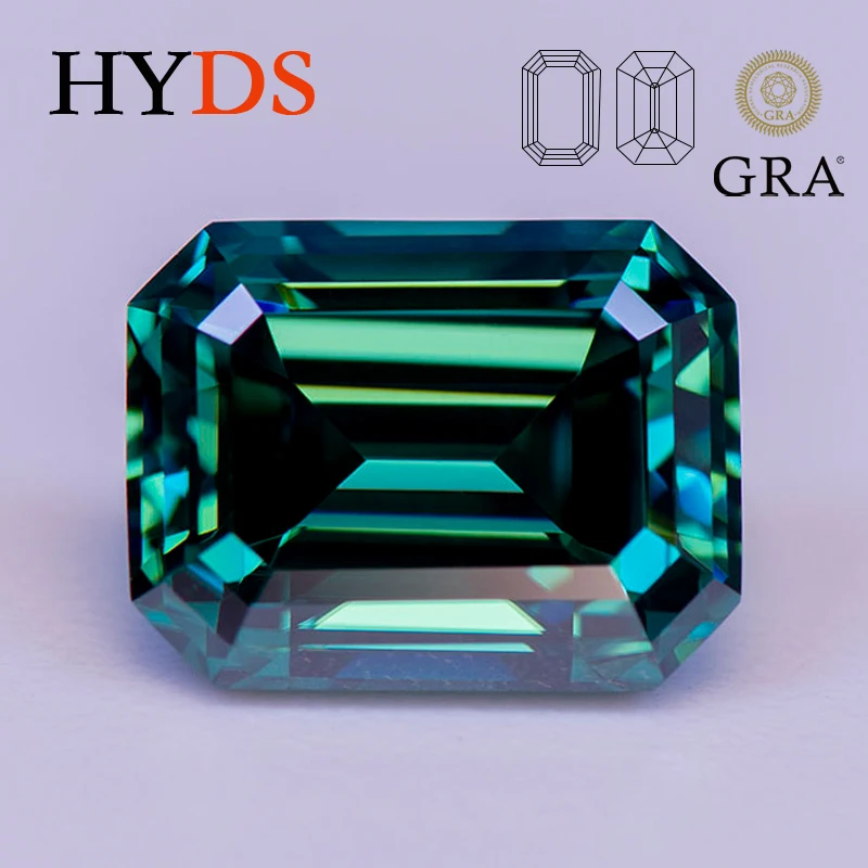 Moissanite Stone Emerald Green Cut Natural Colour VVS1 Pass Diamond Tester Gemstone for DIY Jewelry Making with GRA Certificate
Moissanite Stone Emerald Green Cut Natural Colour VVS1 Pass Diamond Tester Gemstone for DIY Jewelry Making with GRA Certificate