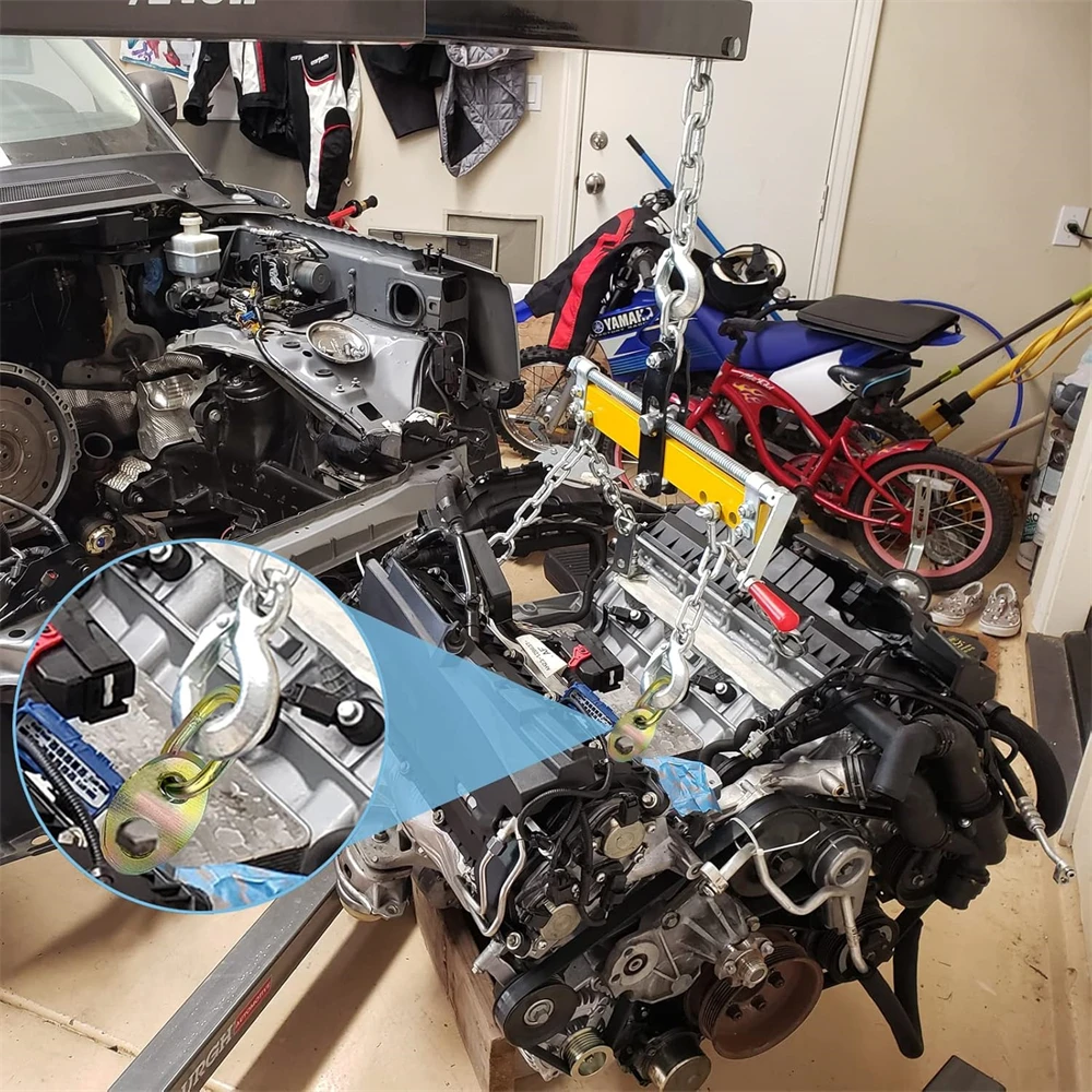 7100 Engine Lifting Bracket Set 5 500 lb Capacity Engine Lift Bracket Kit For Use With Load Levelers And Slings-4 Sets Colorful
7100 Engine Lifting Bracket Set 5 500 lb Capacity Engine Lift Bracket Kit For Use With Load Levelers And Slings-4 Sets Colorful