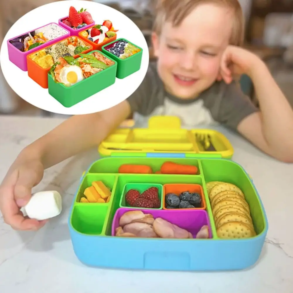 2pcs Silicone Lunch Box Divider Reusable Square/Rectangle Salad Dressing Container 100/200ML Heat Resistant Ice Cube Mold School
2pcs Silicone Lunch Box Divider Reusable Square/Rectangle Salad Dressing Container 100/200ML Heat Resistant Ice Cube Mold School