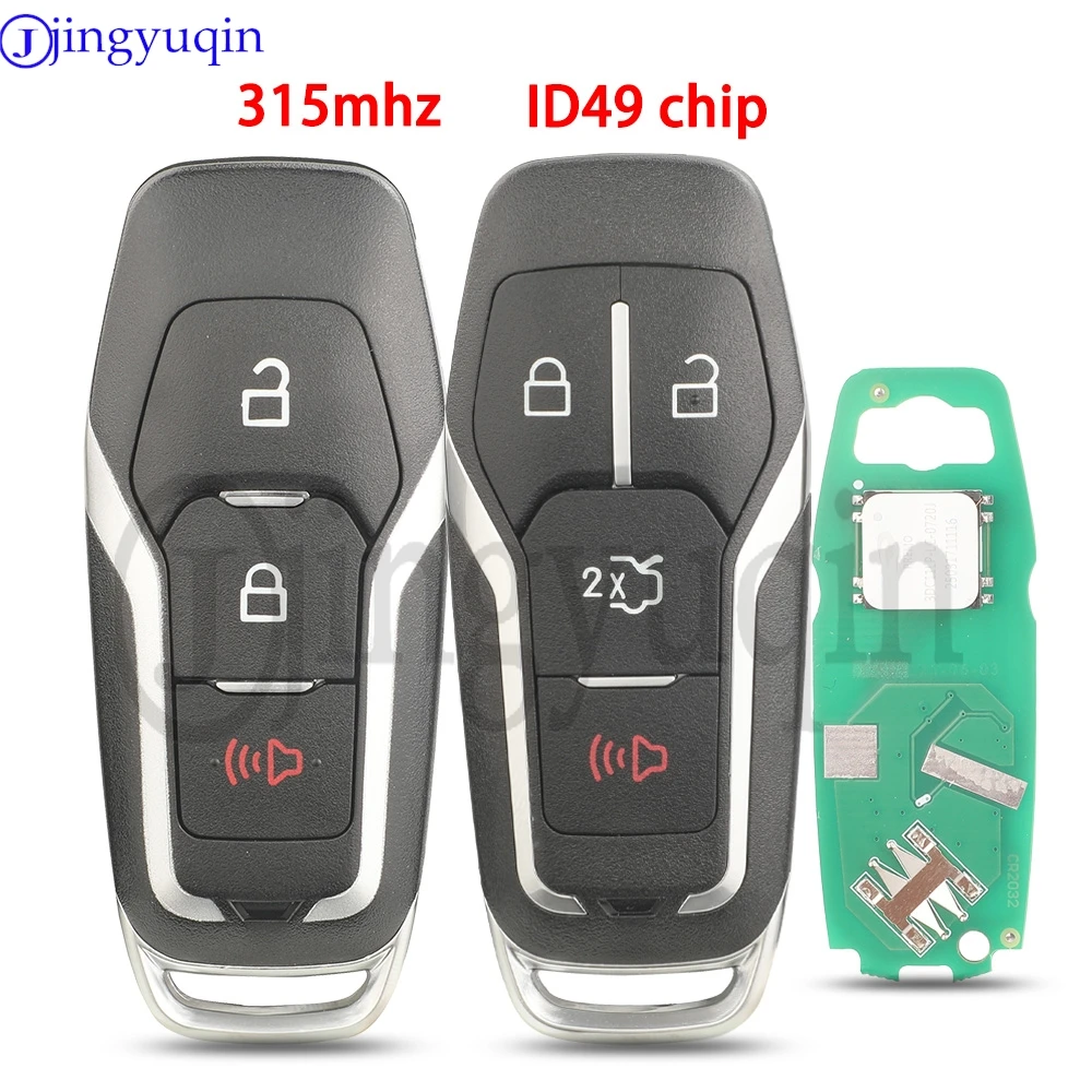 jingyuqin M3N-A2C31243800 315mhz ID49 3/4 BTNS Remote Car Key For Ford REFURBISHED 2015-2017 EXPLORER F-150 PN:5926057 164-R8111
jingyuqin M3N-A2C31243800 315mhz ID49 3/4 BTNS Remote Car Key For Ford REFURBISHED 2015-2017 EXPLORER F-150 PN:5926057 164-R8111