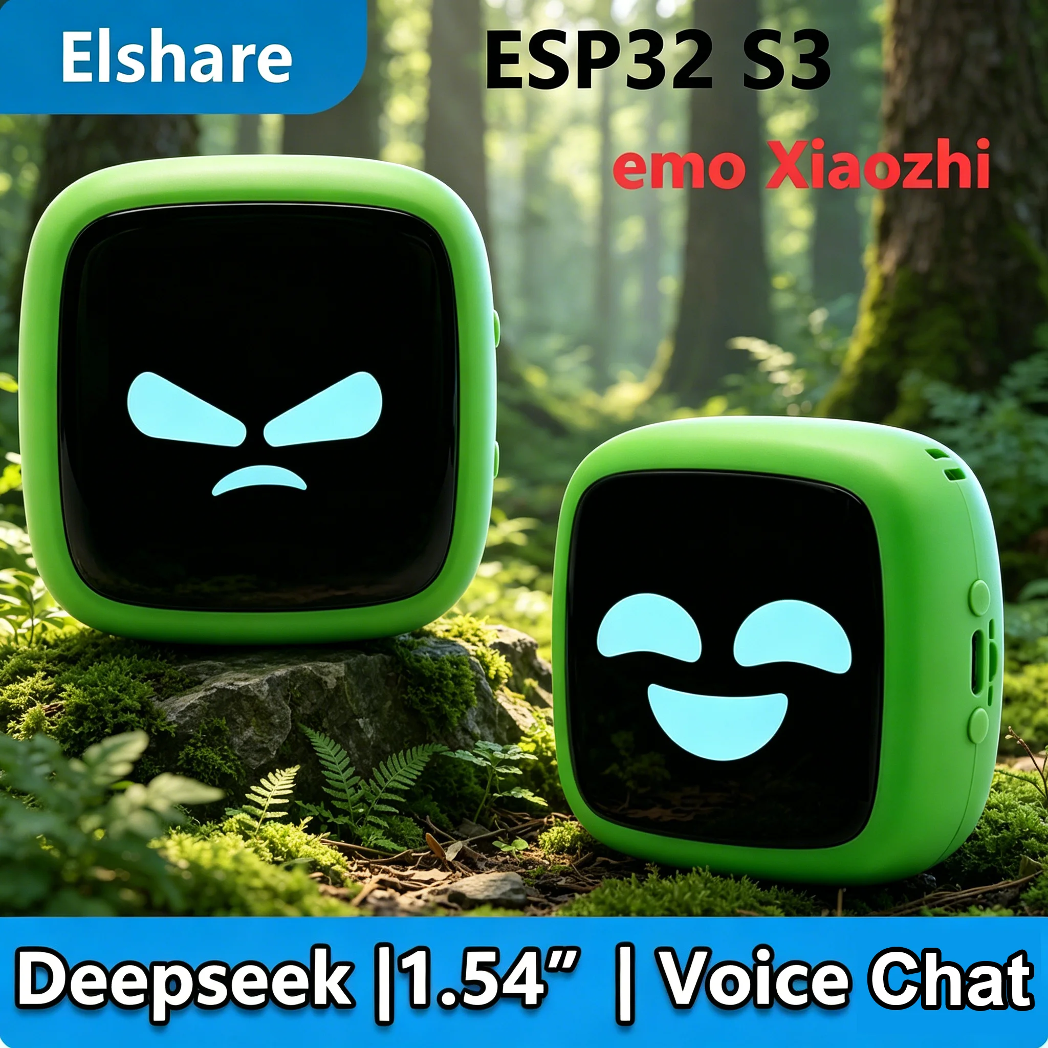 New 2026 ESP32 S3 AI Deepseek Voice Chat Robot 1.54inch Development Board with 1.54 inch LCD Display Screen
New 2026 ESP32 S3 AI Deepseek Voice Chat Robot 1.54inch Development Board with 1.54 inch LCD Display Screen
