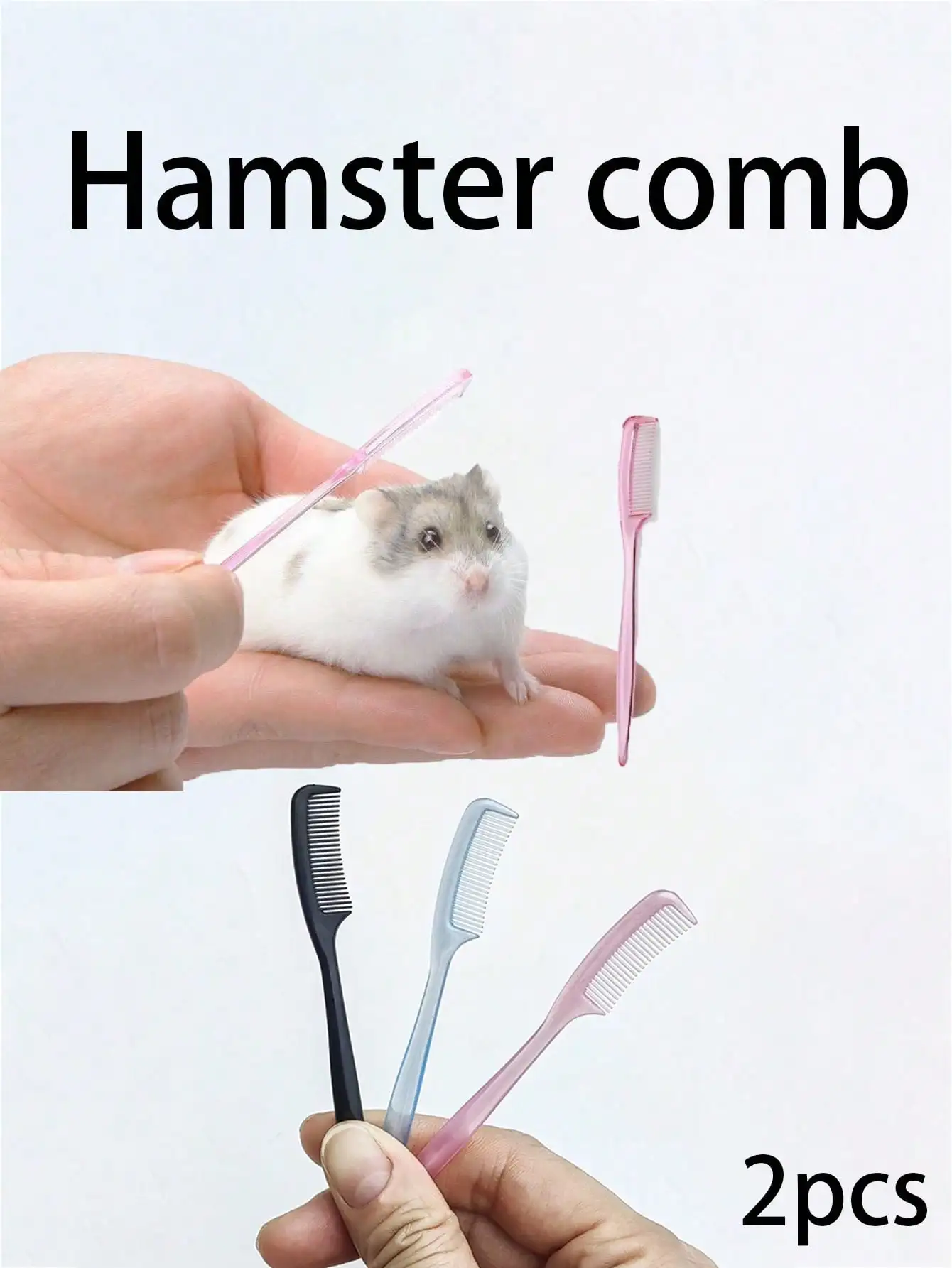 2pcs/3pcs/4pcs/6pcs/8pcs/10pcs Hamster Mini Grooming Brush (Suitable For Hamsters Under 120g) Anti-Shedding, Detangling, Soft Br
2pcs/3pcs/4pcs/6pcs/8pcs/10pcs Hamster Mini Grooming Brush (Suitable For Hamsters Under 120g) Anti-Shedding, Detangling, Soft Br