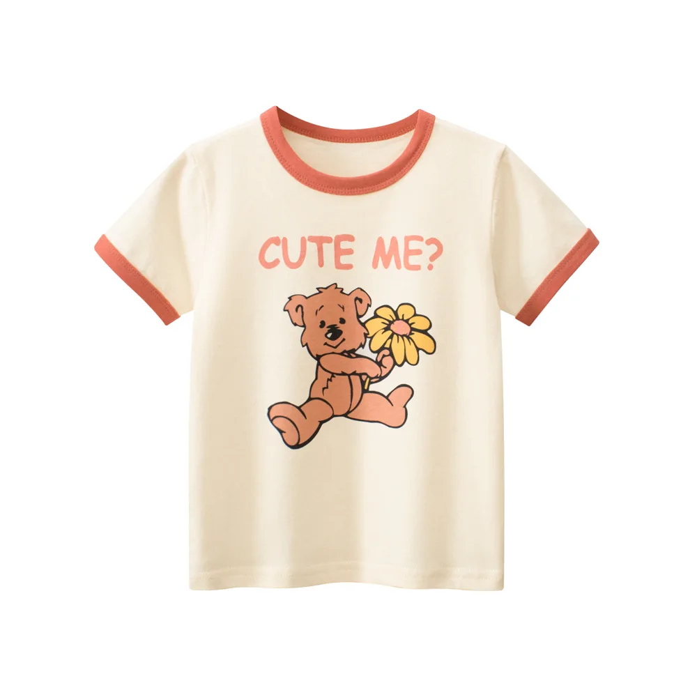 1-9T Bear Print Girls T Shirt Toddler Kid Tshirt Cotton Baby Girl Clothes Summer Infant Top Basic Tee Loose Outfit
1-9T Bear Print Girls T Shirt Toddler Kid Tshirt Cotton Baby Girl Clothes Summer Infant Top Basic Tee Loose Outfit