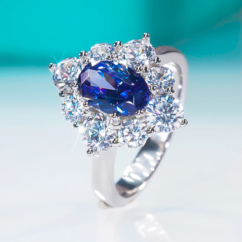 QINHUAN Vintage Style Sapphire Ring for Women S925 Sterling Silver Luxury Oval Blue Diamond Ring Earring Studs Fine Set Jewelry
QINHUAN Vintage Style Sapphire Ring for Women S925 Sterling Silver Luxury Oval Blue Diamond Ring Earring Studs Fine Set Jewelry