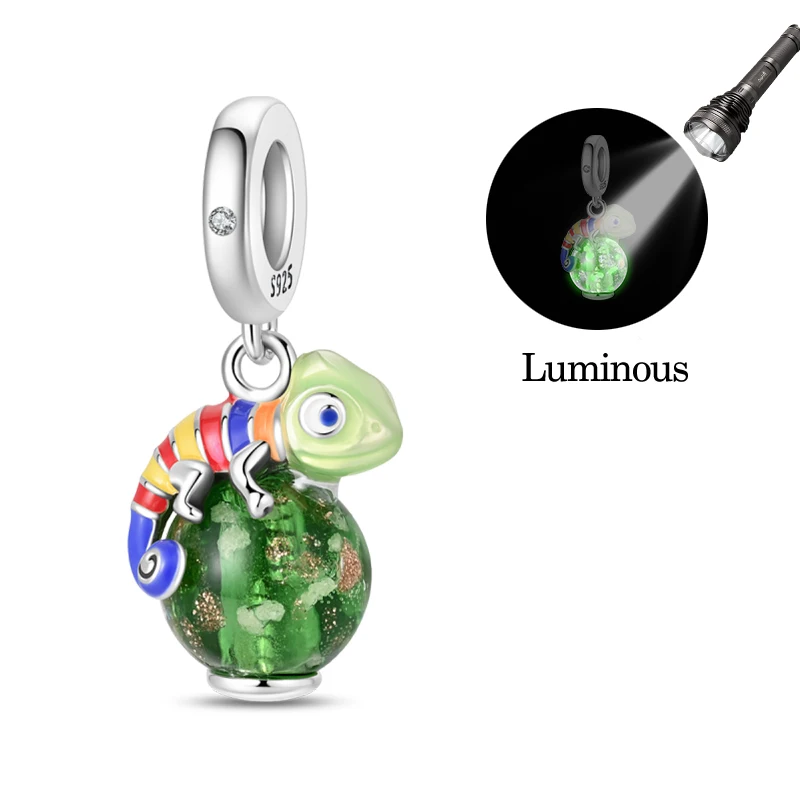 Hot Sales 925 Sterling Silver Glass Chameleon Charms Beads Fit Original Bracelet DIY For Women Birthday Popular Jewelry Gifts
Hot Sales 925 Sterling Silver Glass Chameleon Charms Beads Fit Original Bracelet DIY For Women Birthday Popular Jewelry Gifts