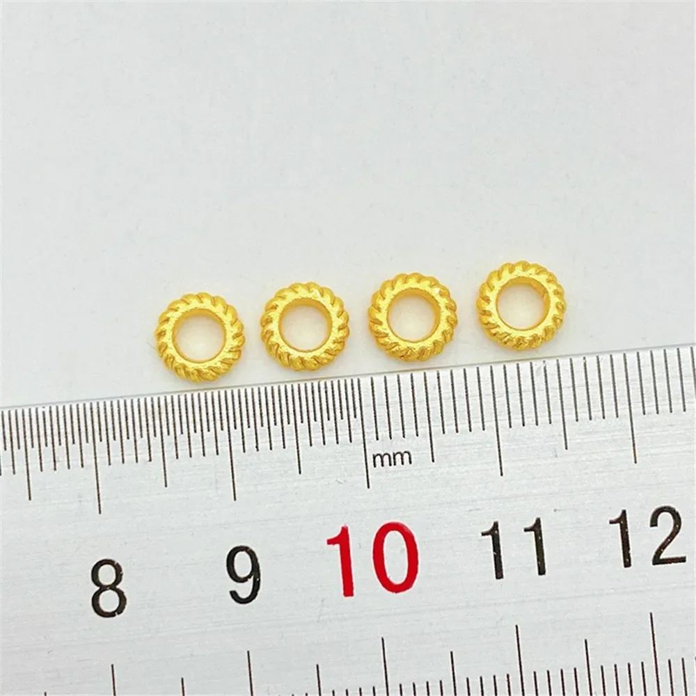 Gold Large Hole Tire Bead Spacer Bead Spacer Handmade DIY Beaded Bracelet Necklace Jewelry Material Accessories
Gold Large Hole Tire Bead Spacer Bead Spacer Handmade DIY Beaded Bracelet Necklace Jewelry Material Accessories