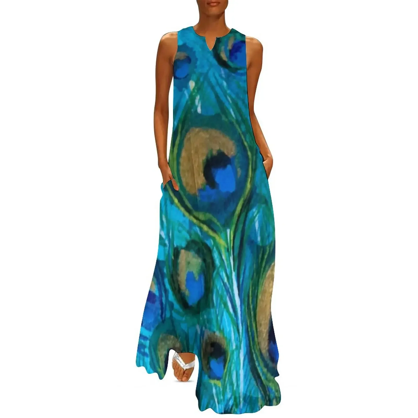 Peacock Feather Painting Long Dress dresses for woman wedding dresses for woman Bride dresses evening dress woman Dress
Peacock Feather Painting Long Dress dresses for woman wedding dresses for woman Bride dresses evening dress woman Dress