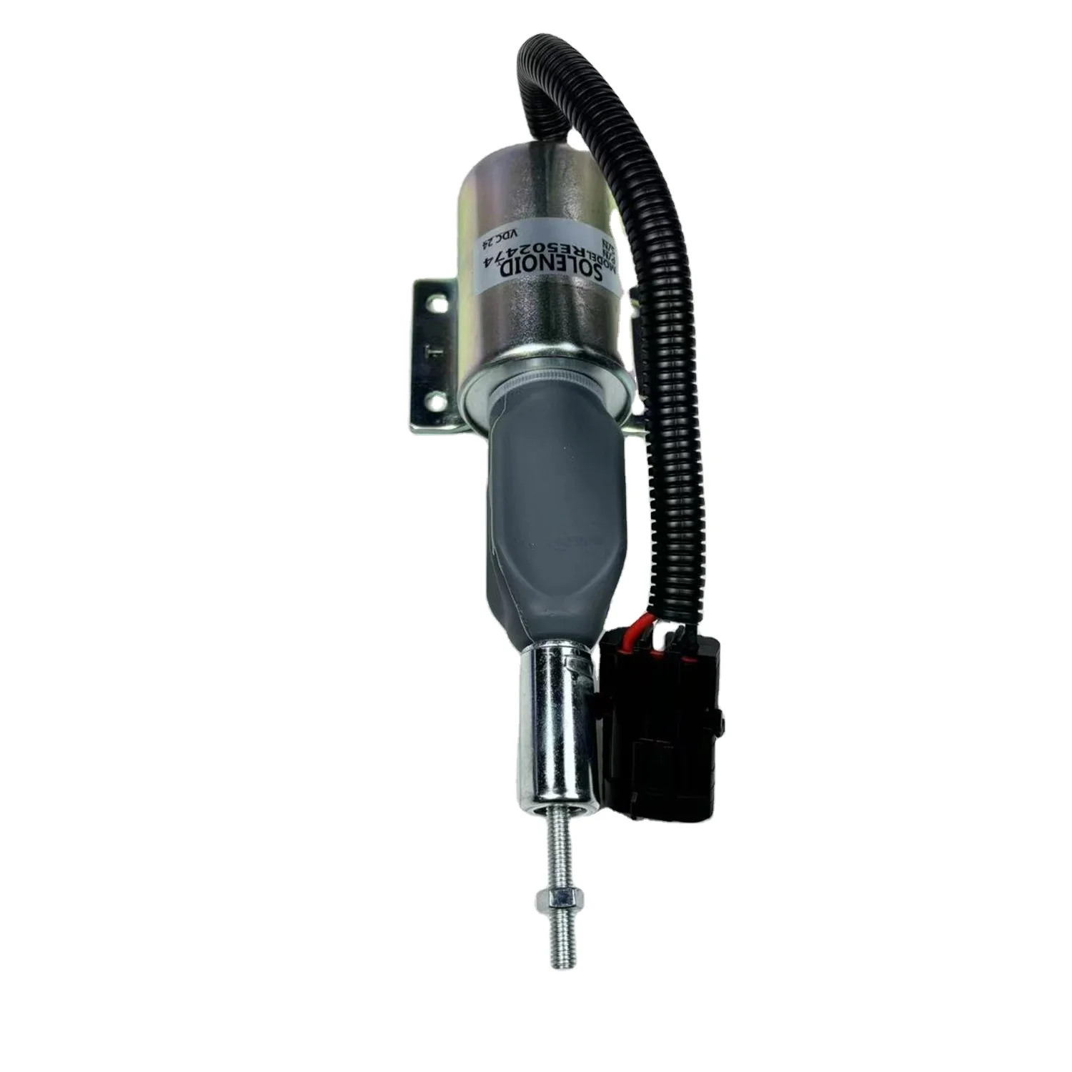 Solenóide de desligamento de combustível 24V RE 502474 RE 516083 Para motor John Deere 120 160LC 230LC 624H
Solenóide de desligamento de combustível 24V RE 502474 RE 516083 Para motor John Deere 120 160LC 230LC 624H