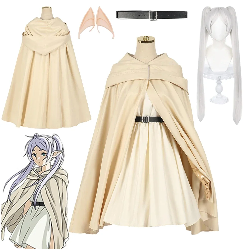 Frieren Cosplay Fantasy Nude Dress Cloak Anime Sousou Of Frieren Costume Disguise Adult Women Roleplay Fantasia Outfits Female
Frieren Cosplay Fantasy Nude Dress Cloak Anime Sousou Of Frieren Costume Disguise Adult Women Roleplay Fantasia Outfits Female