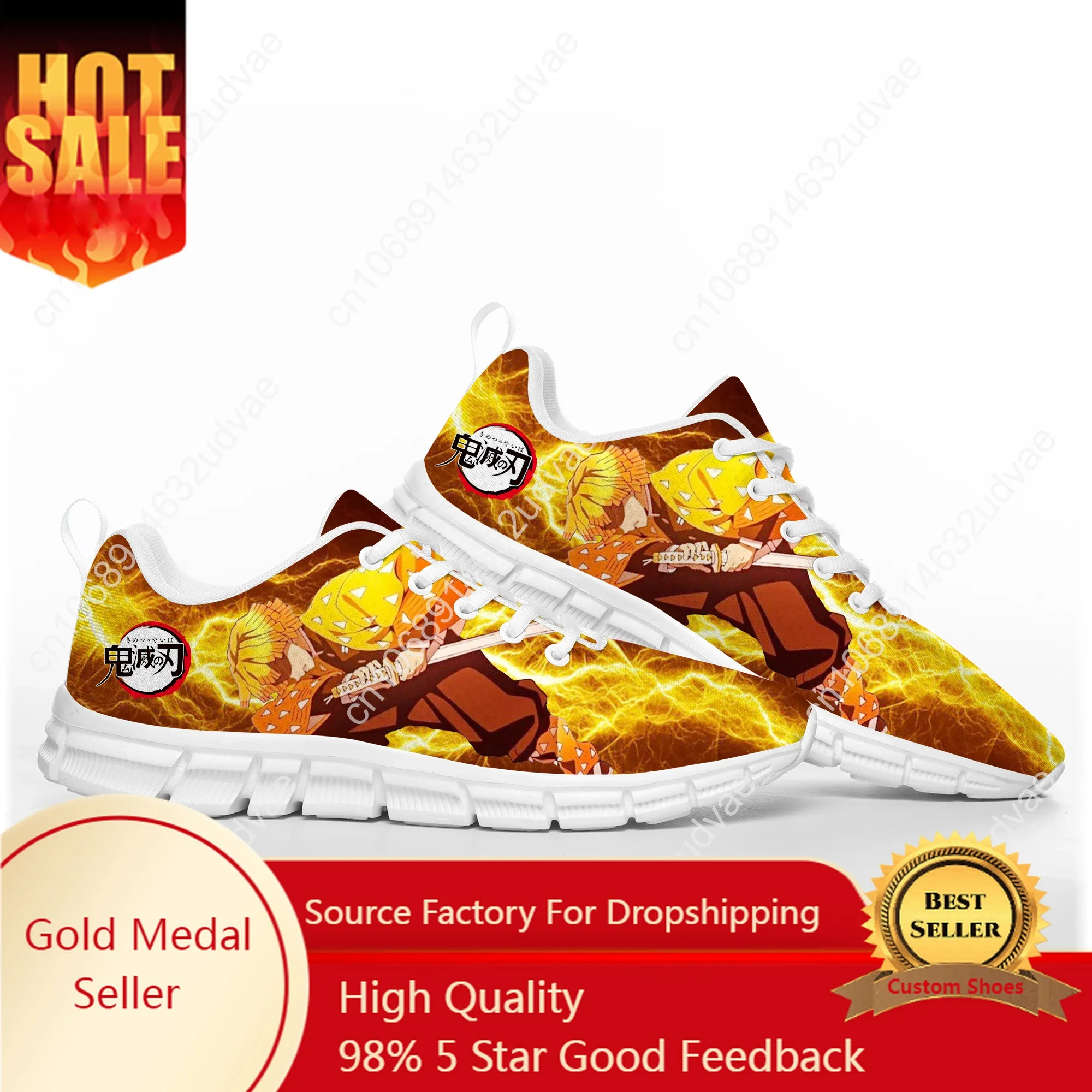 Agatsuma Zenitsu Men Women Teenager Sneakers Demon Slayer Kimetsu No Yaiba Sports Shoes Custom Couple Shoes Daily Footwear
Agatsuma Zenitsu Men Women Teenager Sneakers Demon Slayer Kimetsu No Yaiba Sports Shoes Custom Couple Shoes Daily Footwear