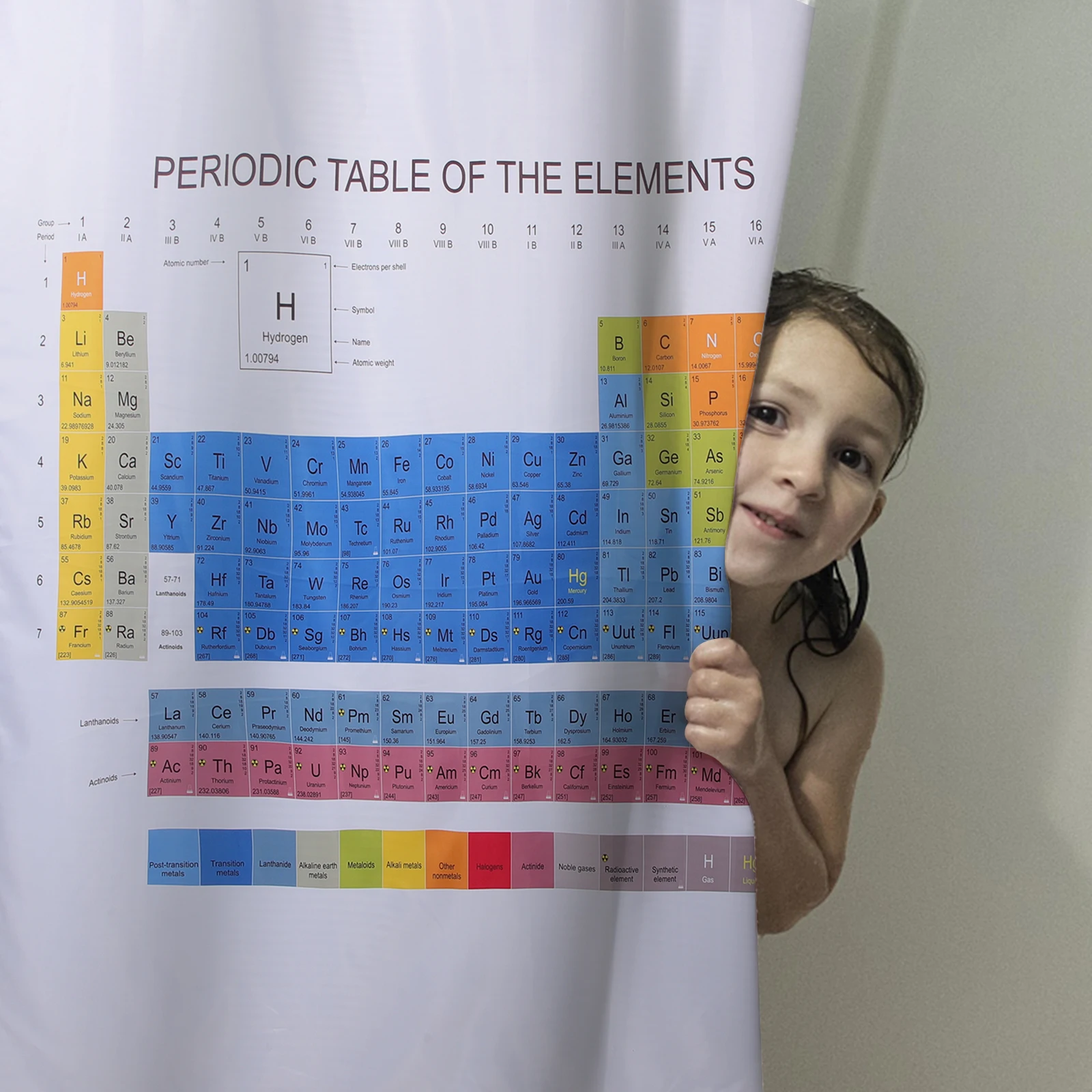 Periodic Table Shower Curtain Curtain 150x180cm Waterproof Polyester Bath St Size Bathroom Supply
Periodic Table Shower Curtain Curtain 150x180cm Waterproof Polyester Bath St Size Bathroom Supply