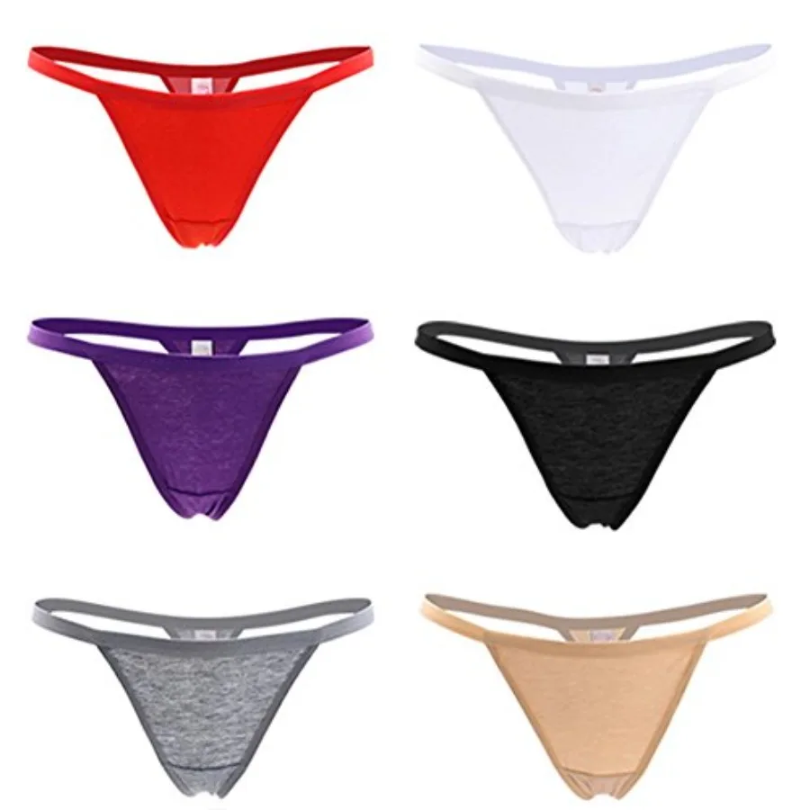 Women's Panties Cotton Thongs Pack of 6pcs G-String
Women's Panties Cotton Thongs Pack of 6pcs G-String