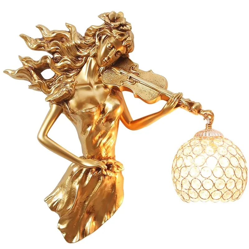 French light luxury creative entrance wall lamp, living room background wall lamp, European staircase aisle, children's room, be
French light luxury creative entrance wall lamp, living room background wall lamp, European staircase aisle, children's room, be