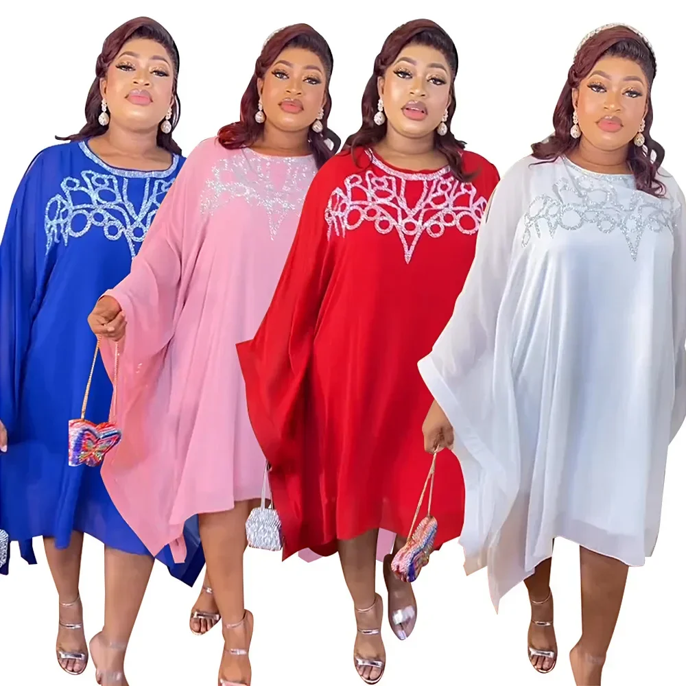 African Dashiki Chiffon Print Party Dress Inner Vest Set Women Loose Boubou Party Gown Robe Africa Clothing Ankara Dubai Abaya
African Dashiki Chiffon Print Party Dress Inner Vest Set Women Loose Boubou Party Gown Robe Africa Clothing Ankara Dubai Abaya
