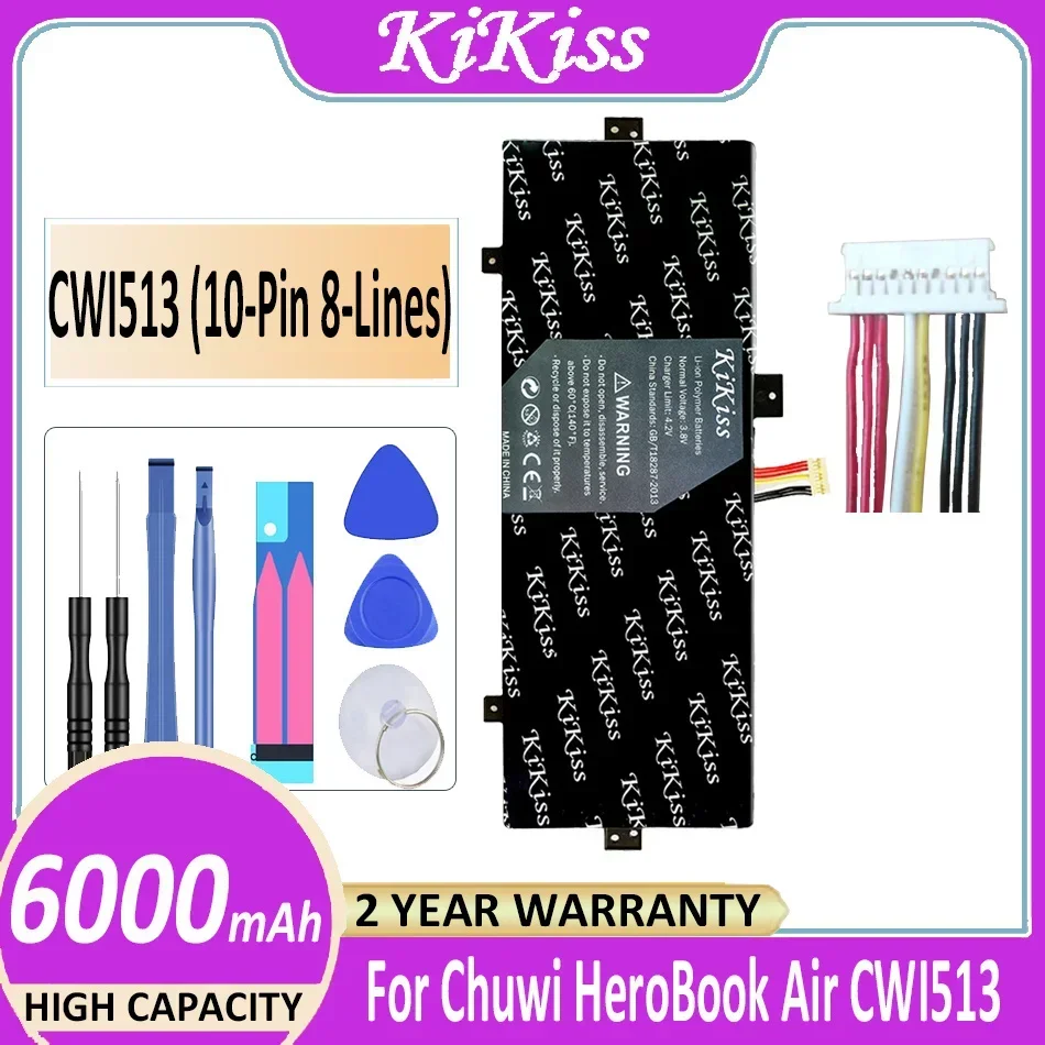 Laptop Battery 6000mAh For Chuwi Herobook Air CWI513 11.6inch MB2455012 NV-3492107-2S 3791229C H-3585229P 10-Pin 8-Lines
Laptop Battery 6000mAh For Chuwi Herobook Air CWI513 11.6inch MB2455012 NV-3492107-2S 3791229C H-3585229P 10-Pin 8-Lines