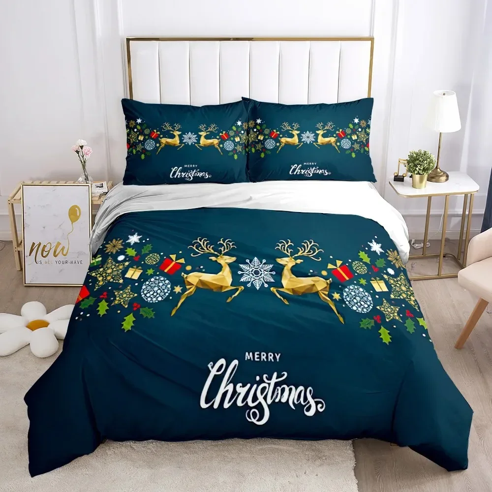 Merry Chirstmas Happy New Year Santa Bedding Set Boys Girls Twin Queen Duvet Cover Pillowcase Bed Kids Adult
Merry Chirstmas Happy New Year Santa Bedding Set Boys Girls Twin Queen Duvet Cover Pillowcase Bed Kids Adult