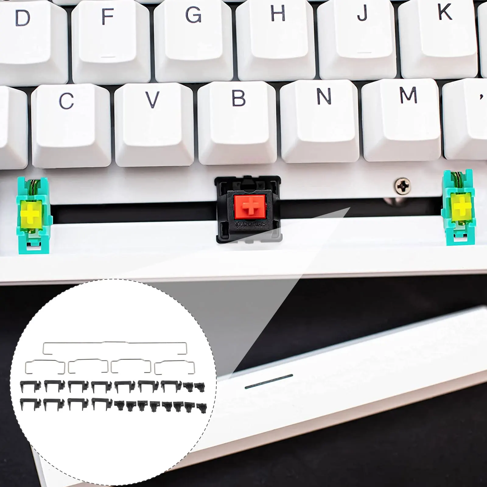 Balance Rod Kit Stabilizer Insert Shell Keyboard Stainless Steel Keycap Stabilizers
Balance Rod Kit Stabilizer Insert Shell Keyboard Stainless Steel Keycap Stabilizers