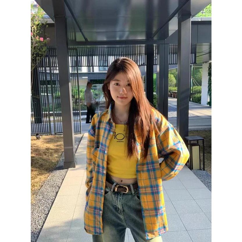 Желтый клетчатый женский летний тонкий новый дизайн Sensation Small Cro солнцезащитный крем открытый кардиган верхняя одежда для похудения весна осень
Желтый клетчатый женский летний тонкий новый дизайн Sensation Small Cro солнцезащитный крем открытый кардиган верхняя одежда для похудения весна осень